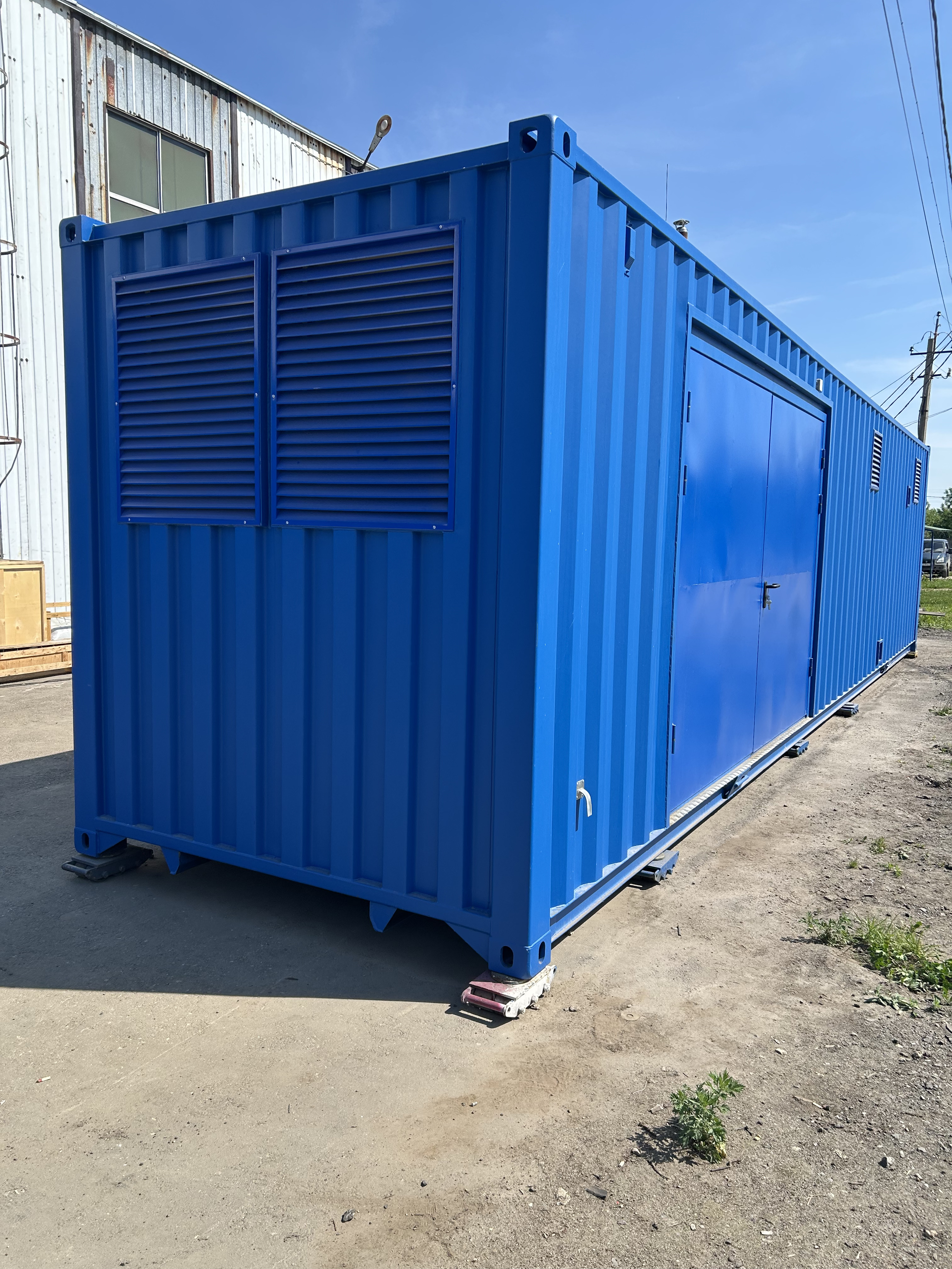 Модульная компрессорная станция МКС-ГЭ-1x40-160-8