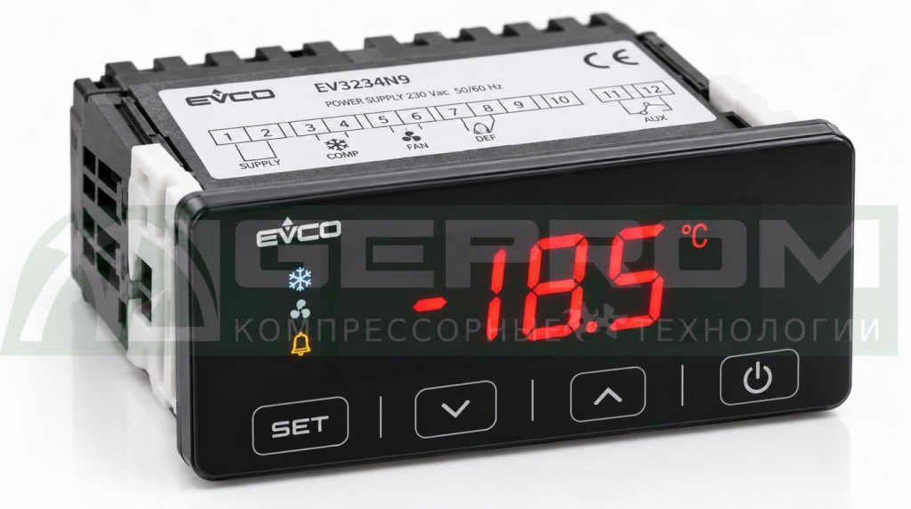 Контроллер EVCO для управления компрессорной станцией